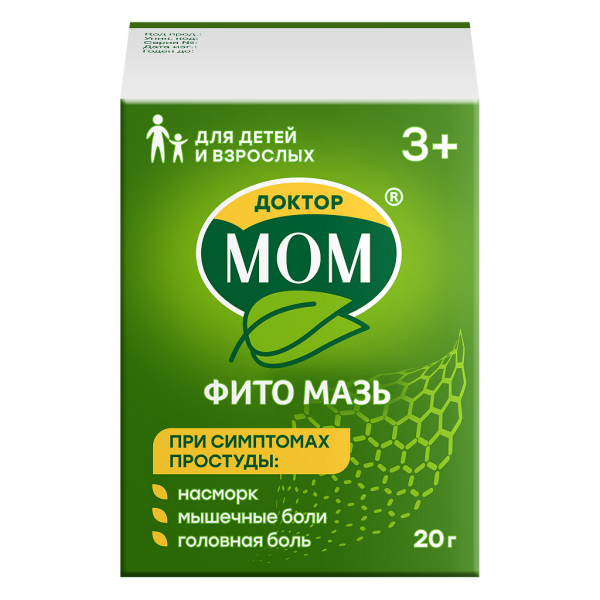 Доктор Мом Фито мазь для наружного применения 20 г 1 шт