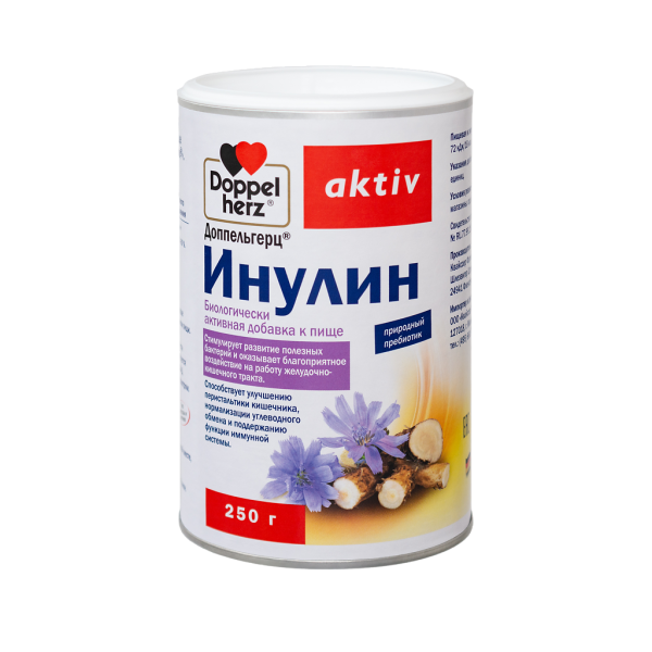 Доппельгерц Актив Инулин порошок в банках по 250 г 1 шт