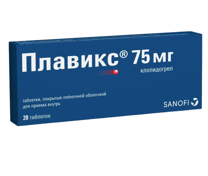 Плавикс таблетки покрытпленоб 75 мг 28 шт