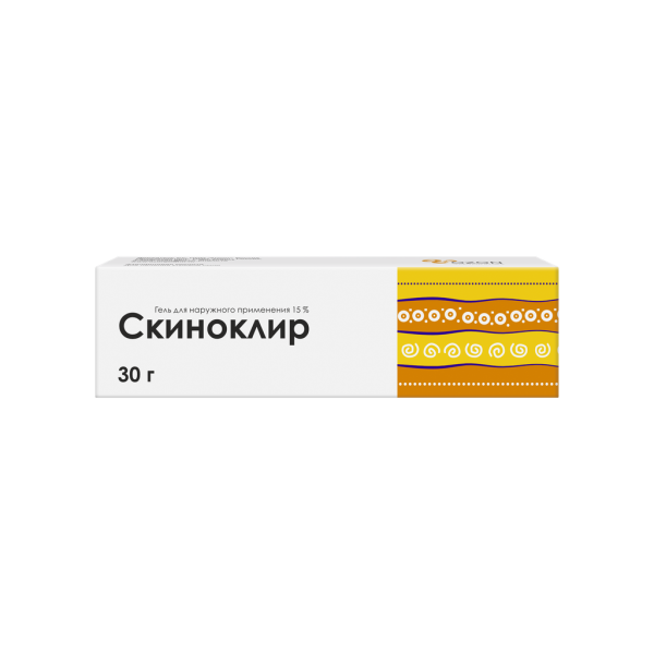 Скиноклир гель для наружного применения 15 % 30 г 1 шт