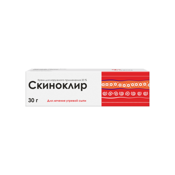 Скиноклир крем для наружного применения 20 % 30 г 1 шт