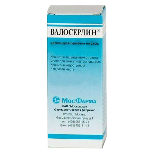 Валосердин капли для приема внутрь 15 мл 1 шт